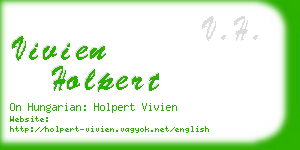 vivien holpert business card